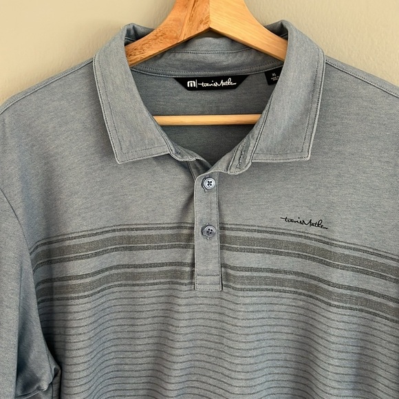 Travis Mathew Men’s Year After Year Golf Polo Size XL in blue - Picture 5 of 8